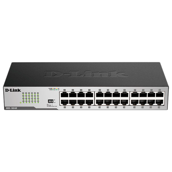 Switch D-Link DGS-1024D/ I1A Черный photo 1