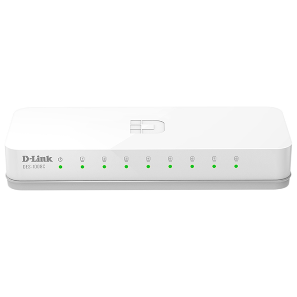 Switch D-Link DES-1008C/ B1A White photo 1