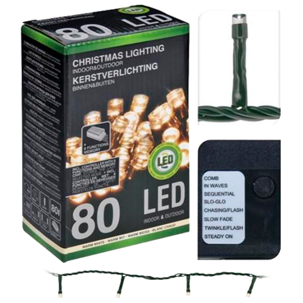 Гирлянды LED Christmas 34338 Нить/ Тёплый белый photo 1 Гирлянды LED Christmas 34338 Нить/ Тёплый белый photo 1