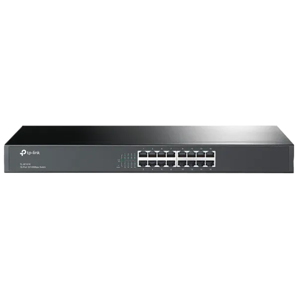 Switch TP-Link TL-SF1016 Black photo 1 Switch TP-Link TL-SF1016 Black photo 1
