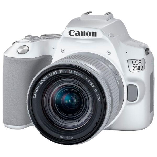 Фотоаппарат Canon EOS 250D Kit CMOS/ Белый photo 1 Фотоаппарат Canon EOS 250D Kit CMOS/ Белый photo 1