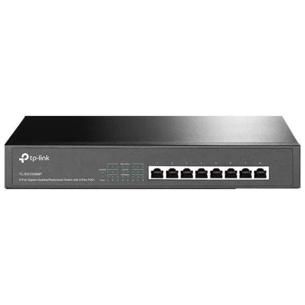 Switch TP-Link TL-SG1008MP Black photo 1