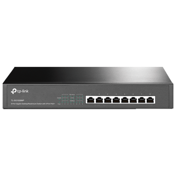 Switch TP-Link TL-SG1008MP Black photo 1