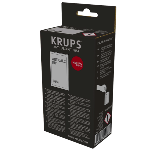 Soluție pentru mașini de cafea KRUPS 58847 F054001A pentru curățirea calcarului photo 1