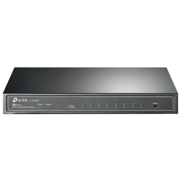 Switch TP-Link TL-SG2008 Черный photo 1