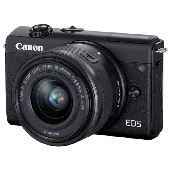 Фотоаппарат Canon EOS M200 Kit CMOS/ Черный photo 1 Фотоаппарат Canon EOS M200 Kit CMOS/ Черный photo 1
