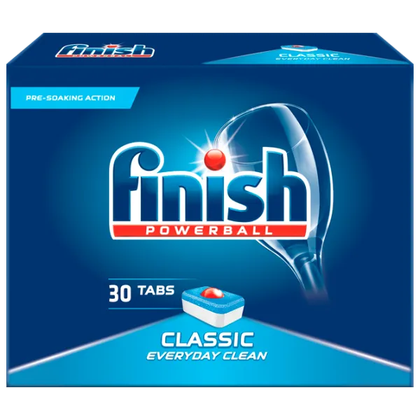 Capsule FINISH Classic 30 tab comprimate / pentru îndepartarea murdăriei photo 1