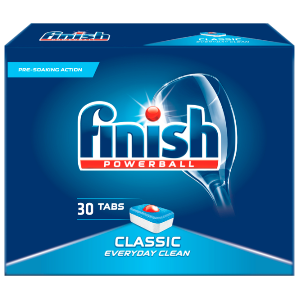 Capsule FINISH Classic 30 tab comprimate / pentru îndepartarea murdăriei photo 1