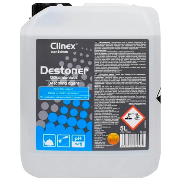 Soluție universală Clinex Destoner Prof 77529 pentru curățirea calcarului photo 1