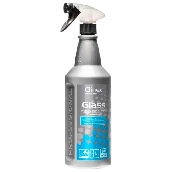 Soluție pentru curățarea suprafețelor de sticlă Clinex PROFI Spray 77110 pentru îndepartarea murdăriei photo 1