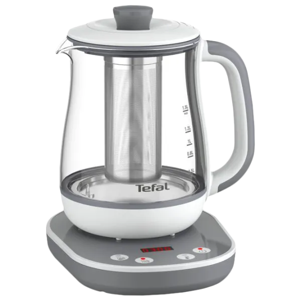 Ceainic electric Tefal BJ551B10 1.5l / Ascuns / White photo 1