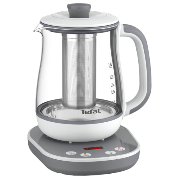 Ceainic electric Tefal BJ551B10 1.5l / Ascuns / White photo 1