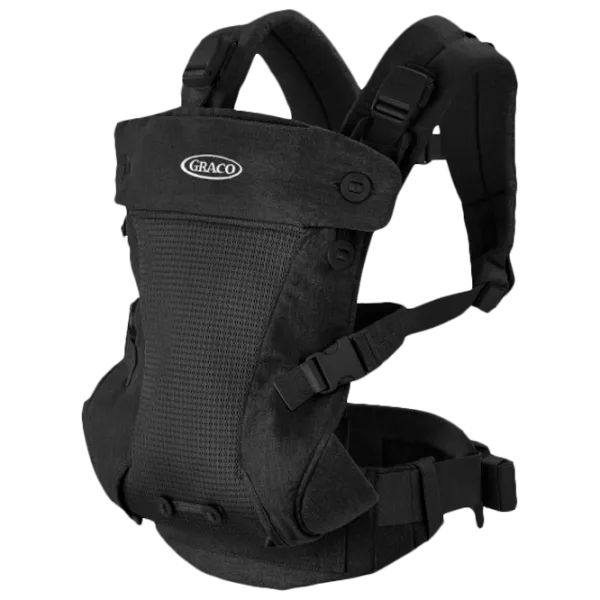 Marsupiu pentru copii Graco Cradle Me 4 in 1 (G5A999ONXEU) 16 kg/ Black photo 1