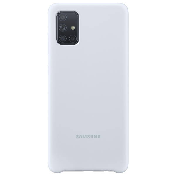 Чехол для смартфона Samsung Galaxy A71 Samsung/ Back/ TPU/ Серебристый photo 1