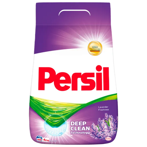 Detergent Persil Power Lavander 4 kg  Număr spălări: 40 photo 1 Detergent Persil Power Lavander 4 kg  Număr spălări: 40 photo 1