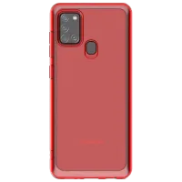Husă pentru smartphone Samsung Galaxy A21s Araree/ Back/ TPU/ Transparent Red