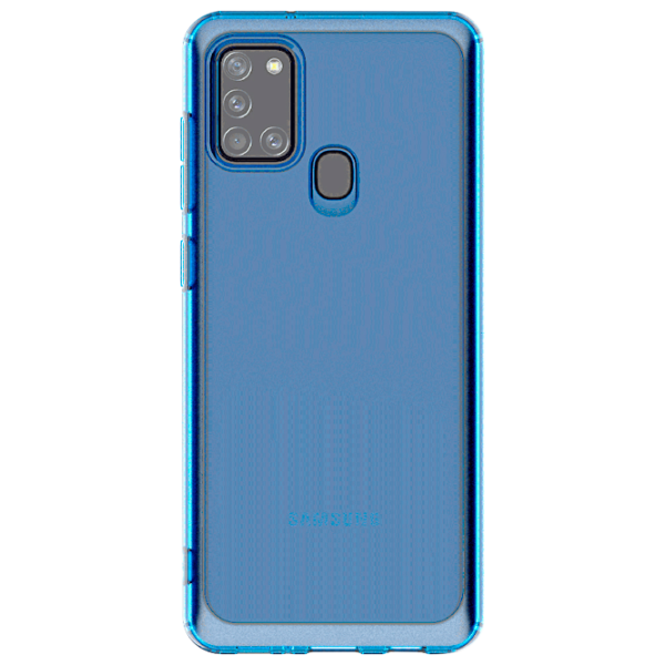 Чехол для смартфона Samsung Galaxy A21s Araree/ Back/ TPU/ Прозрачный Синий photo 1 Чехол для смартфона Samsung Galaxy A21s Araree/ Back/ TPU/ Прозрачный Синий photo 1