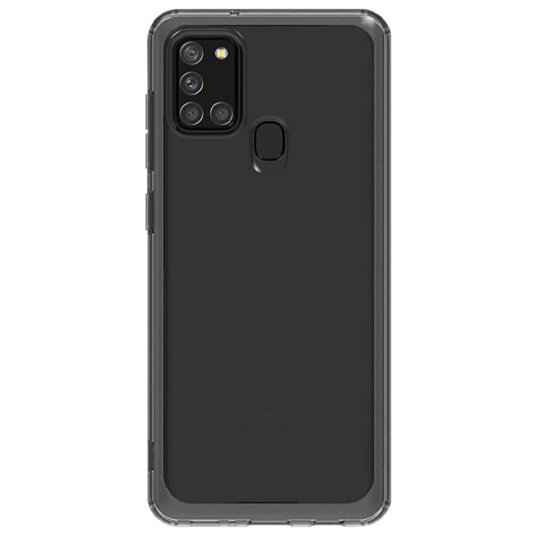 Чехол для смартфона Samsung Galaxy A21s Araree/ Back/ TPU/ Прозрачный Черный photo 1 Чехол для смартфона Samsung Galaxy A21s Araree/ Back/ TPU/ Прозрачный Черный photo 1