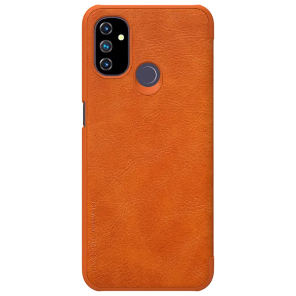 Husă pentru smartphone OnePlus Nord N100 Nillkin/ Flip Cover/ Piele ecologică/ Brown photo 1