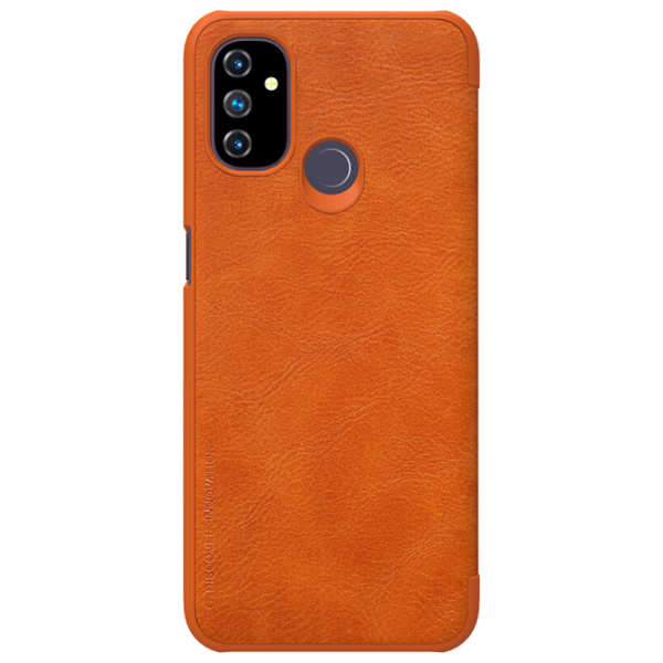 Husă pentru smartphone OnePlus Nord N100 Nillkin/ Flip Cover/ Piele ecologică/ Brown photo 1