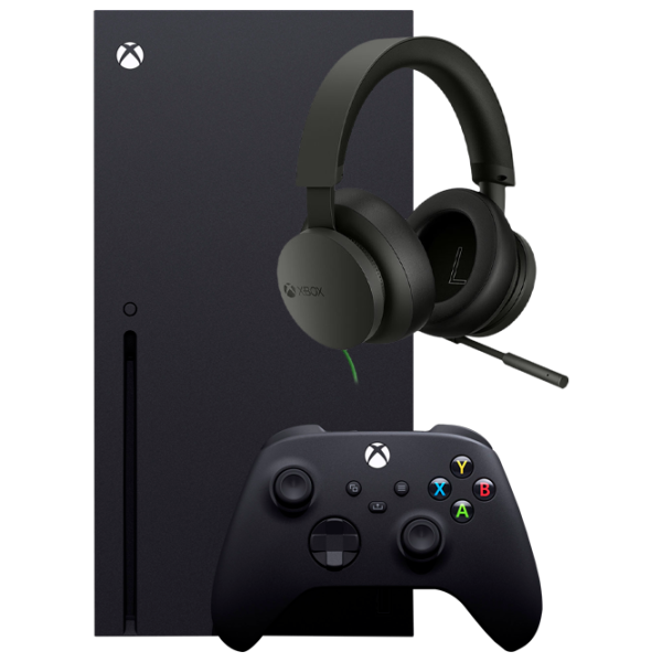 Microsoft Xbox Series X + Xbox Stereo Headset 1 TB/ Black photo 1