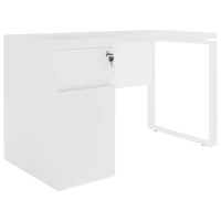 Офисный стол DecoPrim Box incorporat ДСП/ Белый