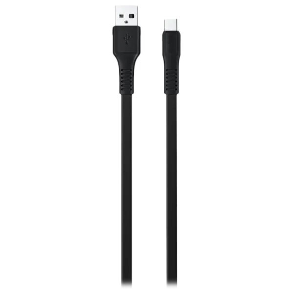 Кабель для телефона KDS-65 Rival USB Type-A + USB Type-C 1 м/ Черный photo 1