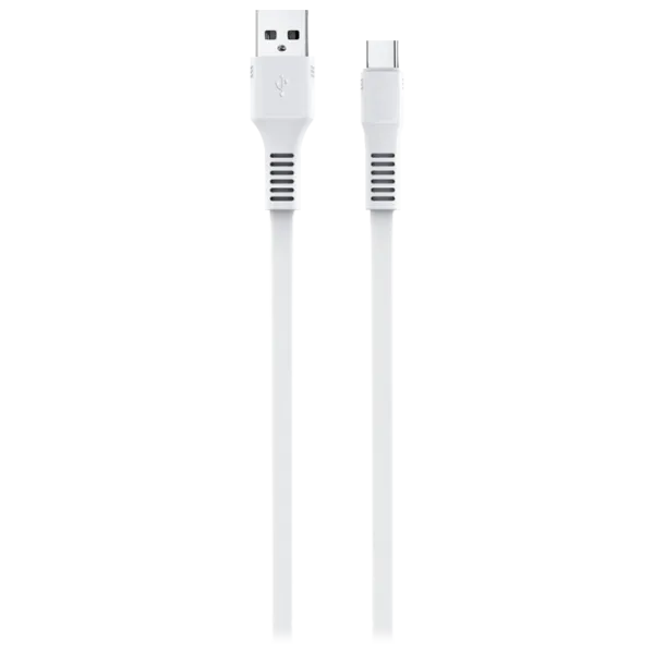 Кабель для телефона KDS-65 Rival USB Type-A + USB Type-C 1 м/ Белый photo 1