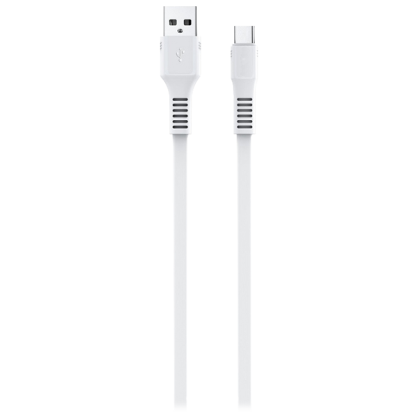 Кабель для телефона KDS-65 Rival USB Type-A + USB Type-C 1 м/ Белый photo 1