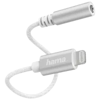 Адаптер 187210 Hama 3.5 mm + Lightning 0.1 м/ Белый