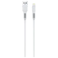 Cablu pentru telefon 68330 Rival USB Type-A + Lightning 1 m/ White