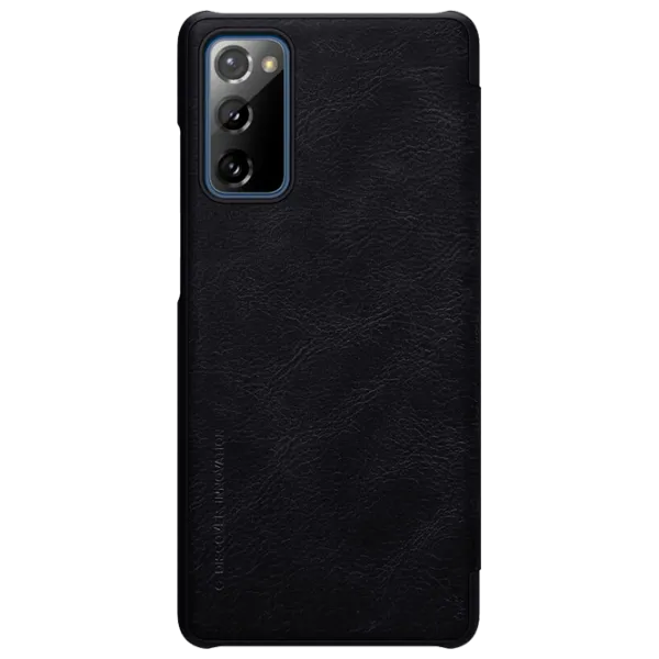 Чехол для смартфона Samsung Galaxy S20 FE Nillkin/ Flip Cover/ Кожа/ Черный photo 1