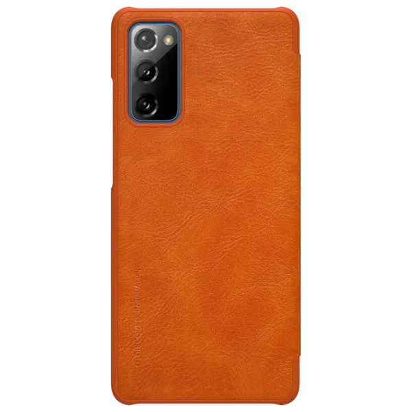 Husă pentru smartphone Samsung Galaxy S20 FE Nillkin/ Flip Cover/ Piele/ Brown photo 1