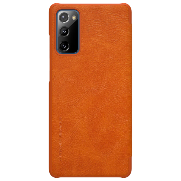 Husă pentru smartphone Samsung Galaxy S20 FE Nillkin/ Flip Cover/ Piele/ Brown photo 1