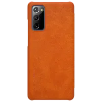 Husă pentru smartphone Samsung Galaxy S20 FE Nillkin/ Flip Cover/ Piele/ Brown