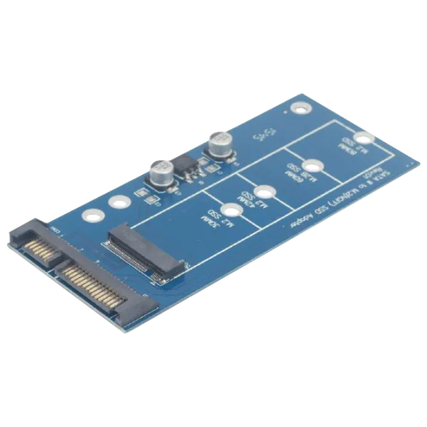 Адаптер Cablexpert EE18-M2S3PCB-01 SATA/ Синий photo 1
