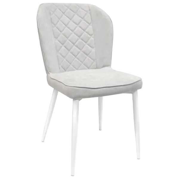 Кухонный стул DecoPrim Tusk Ткань/ Серый Белый photo 1