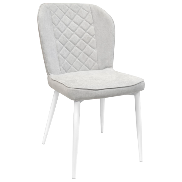 Кухонный стул DecoPrim Tusk Ткань/ Серый Белый photo 1