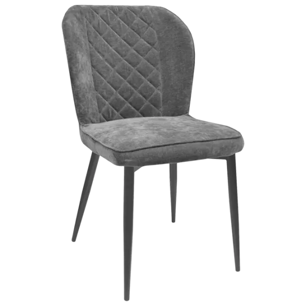 Scaun de bucătărie DecoPrim Tusk Stofă/ Gray Black photo 1