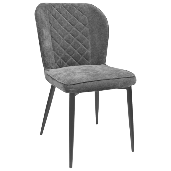 Scaun de bucătărie DecoPrim Tusk Stofă/ Gray Black photo 1