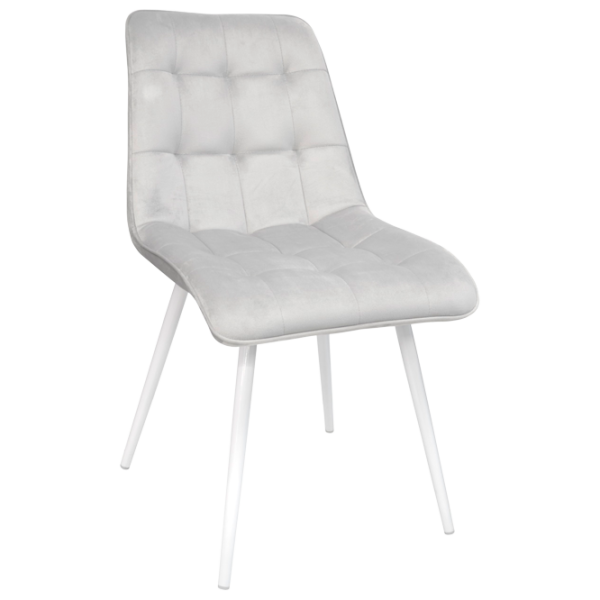 Кухонный стул DecoPrim Capella Ткань/ Белый Белый photo 1