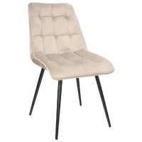 Scaun de bucătărie DecoPrim Capella Stofă/ Beige Black