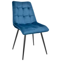 Кухонный стул DecoPrim Capella Ткань/ Синий Черный