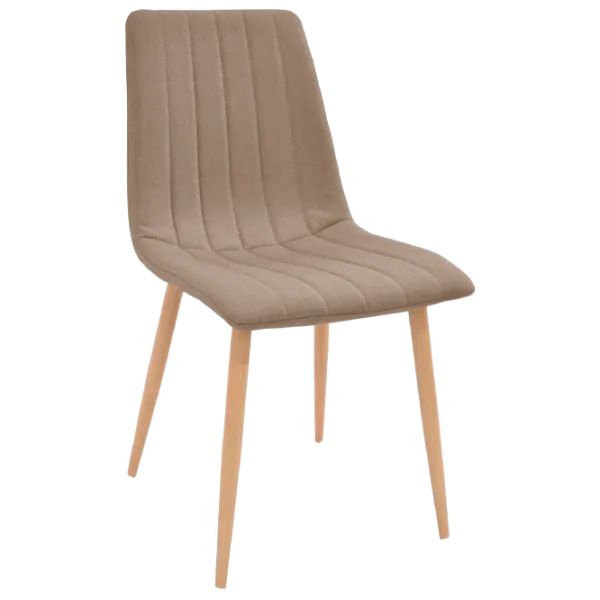 Scaun de bucătărie DecoPrim DC-90P Stofă/ Cappucino photo 1