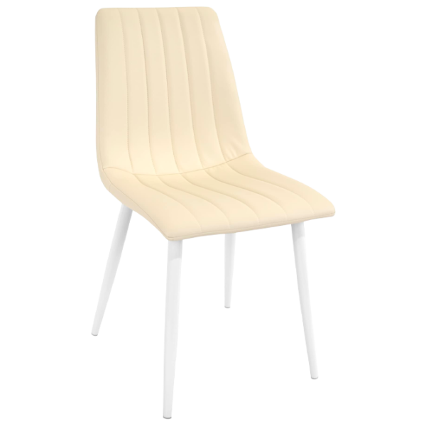 Scaun de bucătărie DecoPrim DC-90P Piele artificială/ White White photo 1