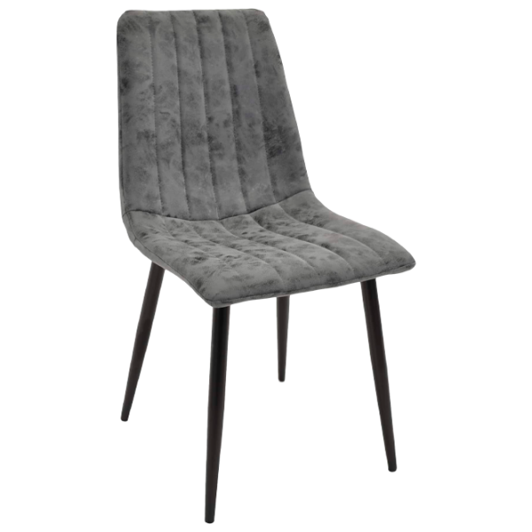 Scaun de bucătărie DecoPrim DC-90P Piele artificială/ Black Gray photo 1