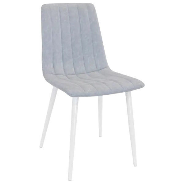 Кухонный стул DecoPrim DC-90P Ткань/ Серый Белый photo 1