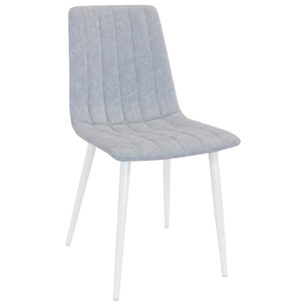 Кухонный стул DecoPrim DC-90P Ткань/ Серый Белый photo 1