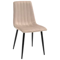 Кухонный стул DecoPrim DC-90P Ткань/ Бежевый Черный