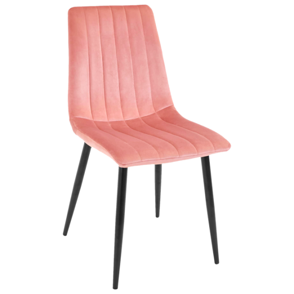 Scaun de bucătărie DecoPrim DC-90P Stofă/ Pink photo 1